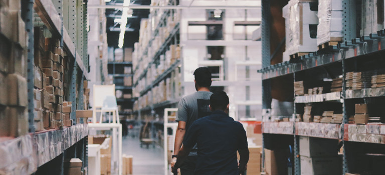 Employees in a warehouse